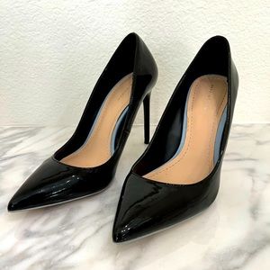 Zara Black Patent Heels in Size 6